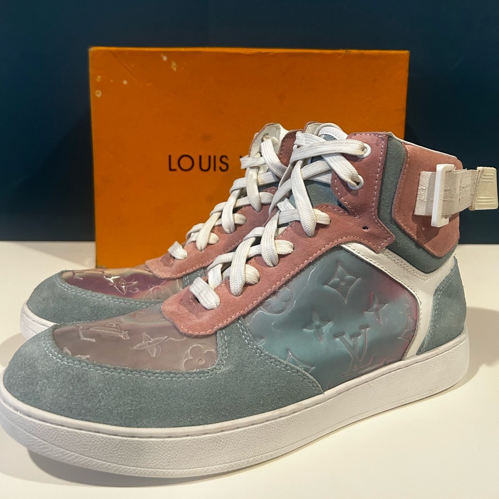Louis Vuitton Iridescent Rivoli Sneaker Boots